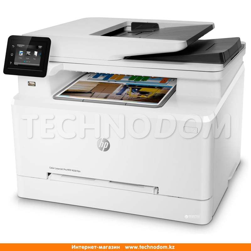 МФУ лазерное HP Color LaserJet Pro M281fdn A4-A-D-F-N (T6B81A) - фото #2, Technodom.kz
