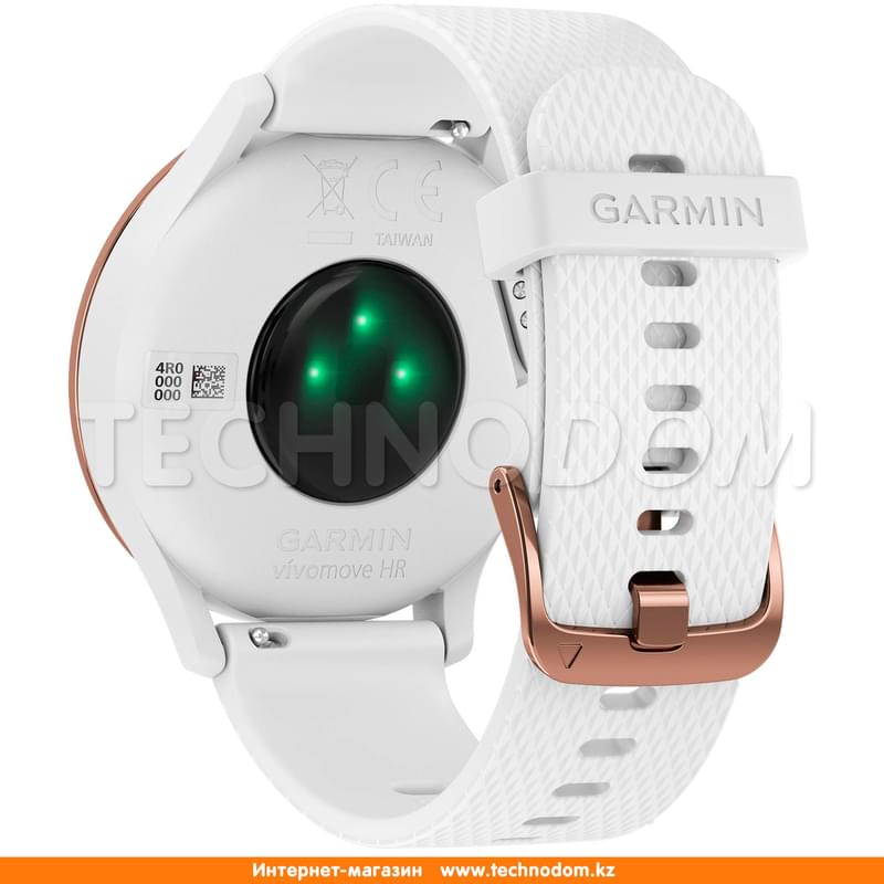 Смарт-часы Garmin vivomove HR Sport Rose Gold/White/S/M - фото #5, Technodom.kz Смарт-часы Garmin vivomove HR Sport Rose Gold/White/S/M - фото #5, Technodom.kz