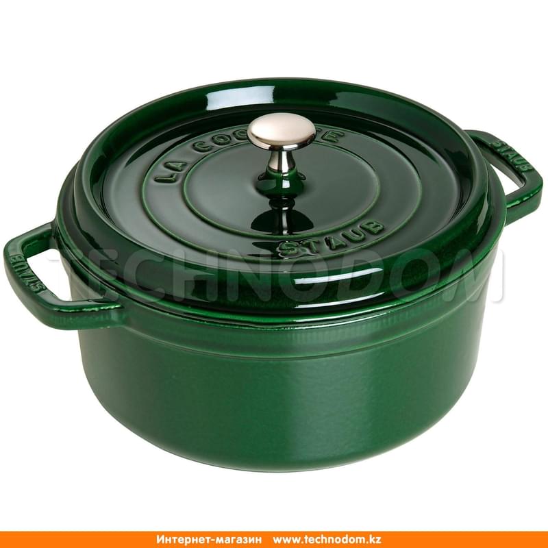 Кокот 26см, 5,2л, зеленый базилик STAUB 1102685 - фото #0, Technodom.kz