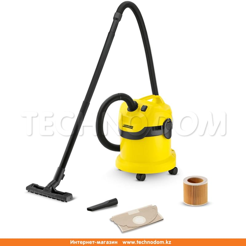 Пылесос хозяйственный Karcher WD 2 Filter Kit (1.629-764.0) - фото #0, Technodom.kz