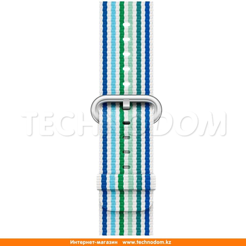Apple 38mm Blue Stripe Woven Nylon (MRHA2ZM/A) Білезігі - фото #0, Technodom.kz
