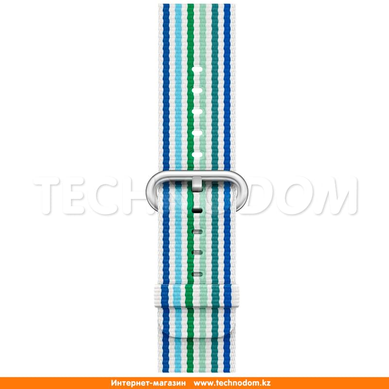 Браслет Apple 42mm Blue Stripe Woven Nylon (MRHG2ZM/A) - фото #0, Technodom.kz