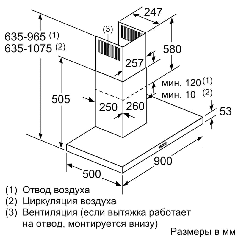 Вытяжка Bosch DWB-94BC52 - фото #5, Technodom.kz