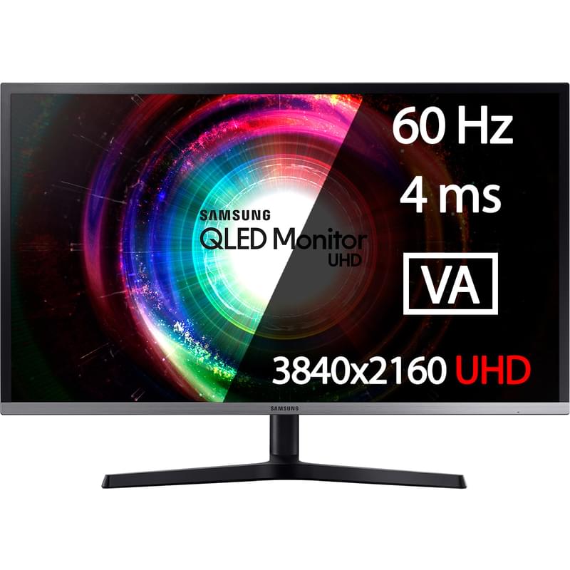 Монитор 31.5" Samsung U32H850UMI 3840x2160 16:9 VA 60ГЦ (HDMI+DP+MiniDP) Black - фото #0, Technodom.kz