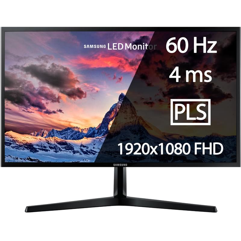 Монитор 23.5" Samsung LS24F356FHI 1920х1080 16:9 PLS 60ГЦ (HDMI) Black - фото #0, Technodom.kz