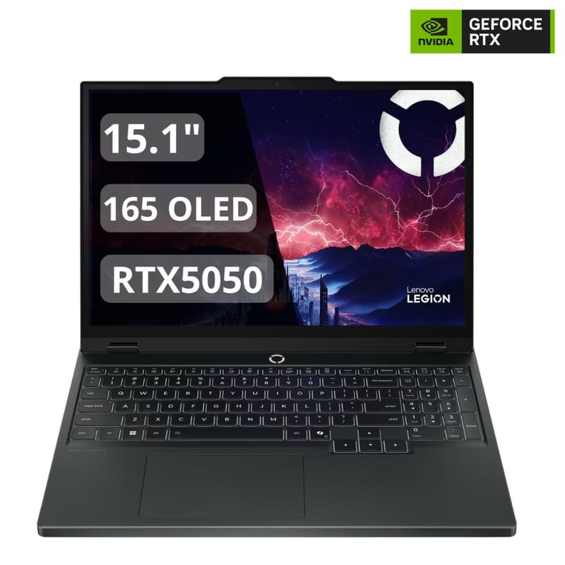 Игровой ноутбук Lenovo Legion 5 15AHP10 Ryzen 7 260 / 16ГБ / SSD512 / RTX5050 8ГБ / 15,1 / DOS / (83M00042RK) - фото #0, Technodom.kz