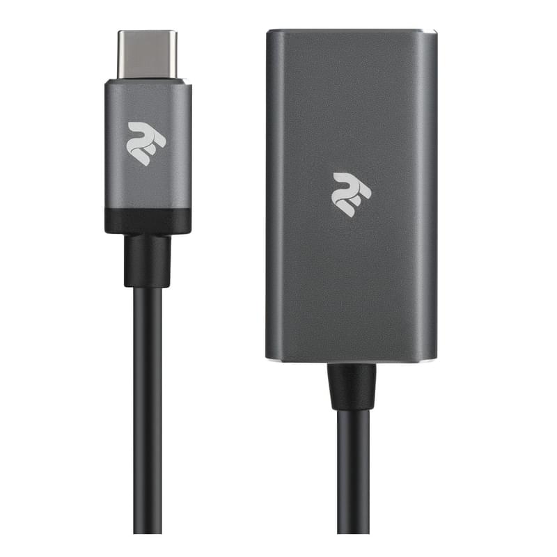 Адаптер 2E USB Type-C to 1*DP, Silver (2E-W1404) - фото #1, Technodom.kz