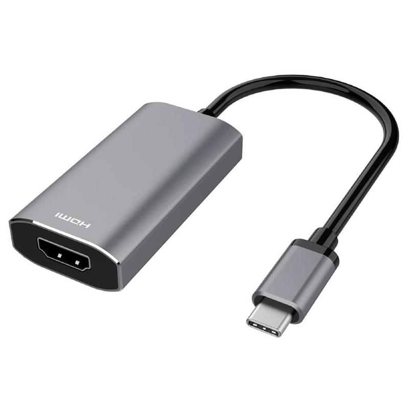 Адаптер 2E USB Type-C to 1*HDMI 2.1, Space grey (2E-W1409) - фото #0, Technodom.kz