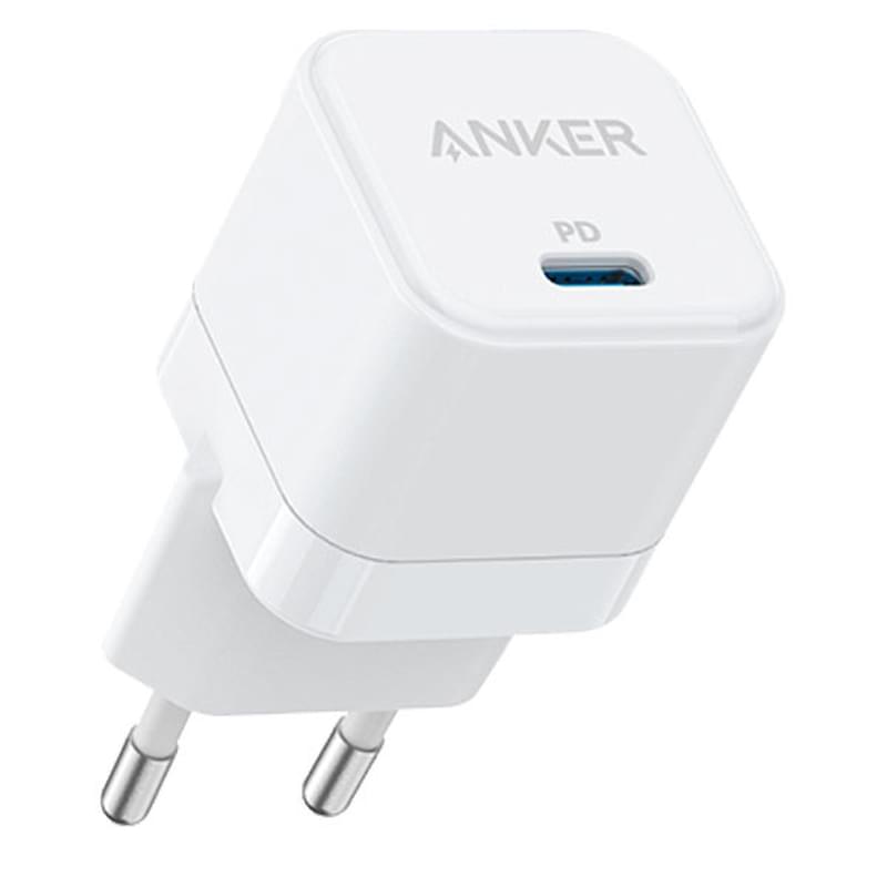 Адаптер питания Anker 1*Type-C 20Вт, PD, White (A2149G21) - фото #0, Technodom.kz