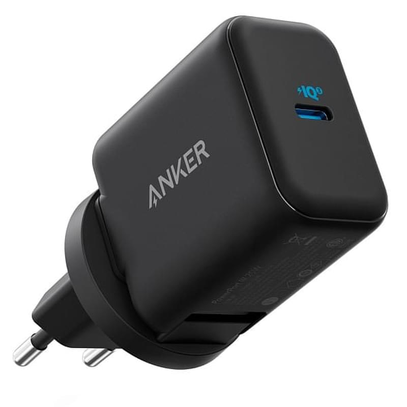 Адаптер питания Anker, 1*Type-C 25W (PD), BK (A2058G11) - фото #0, Technodom.kz
