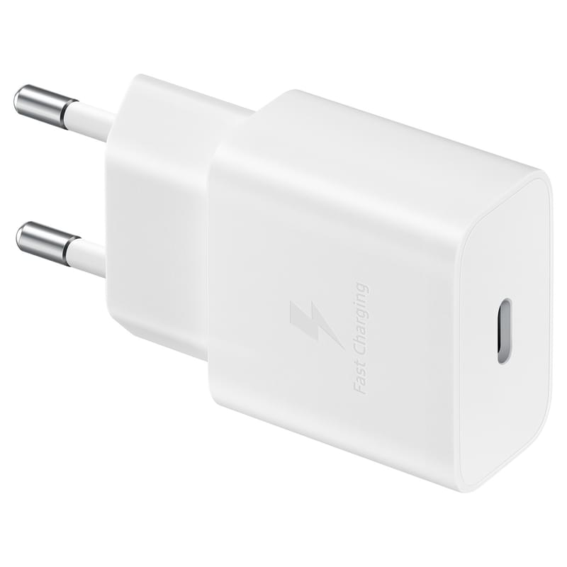 Samsung қуат адаптері, 1*Type-C 25W (PD 3.0), Ақ (EP-T2510NWEGRU) - фото #0, Technodom.kz