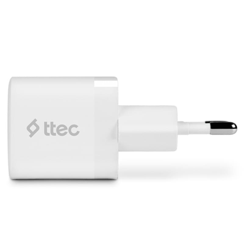 Ttec зарядтағыш 30W PD USB-C Travel Charger, White (2SCP03B) - фото #2, Technodom.kz