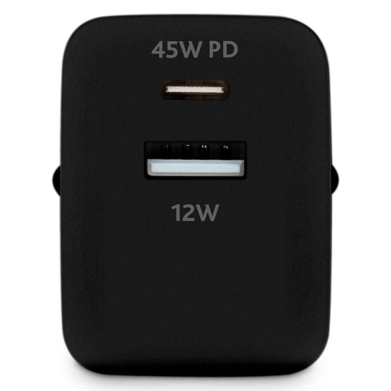 Адаптер питания ttec 45W PD Duo Travel Charger  USB-C+USB-A, Black (2SCP02S) - фото #1, Technodom.kz
