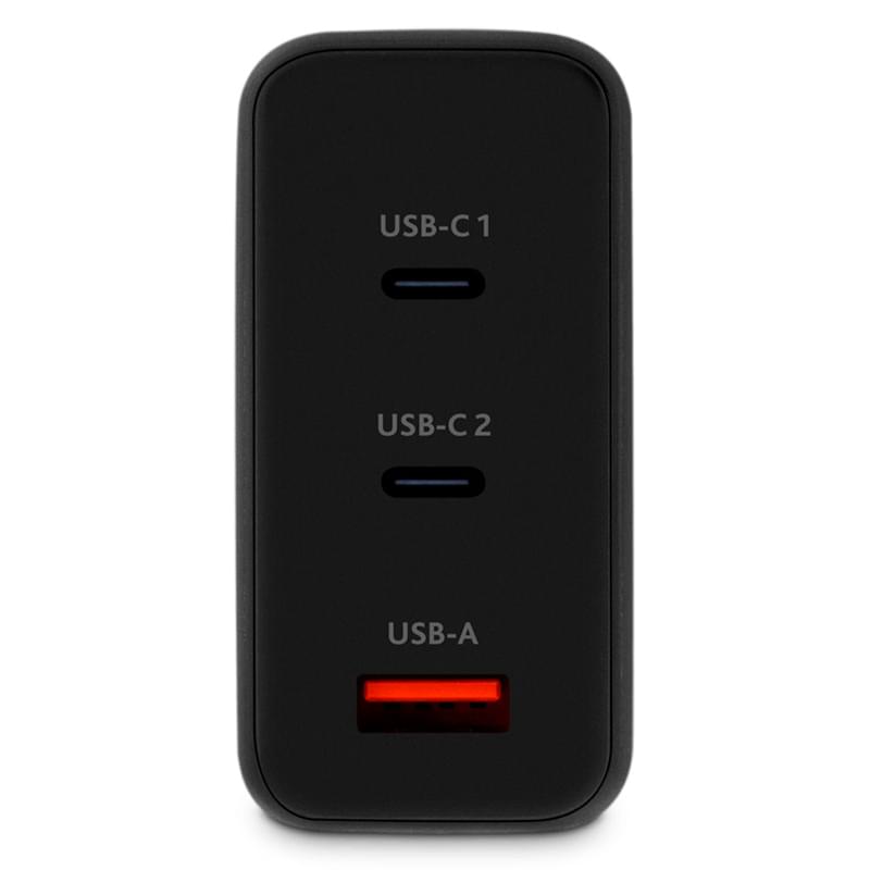 Адаптер питания ttec Trio GAN 120W PD 2 USB-C+USB-A,Black (2SCG04S) - фото #1, Technodom.kz