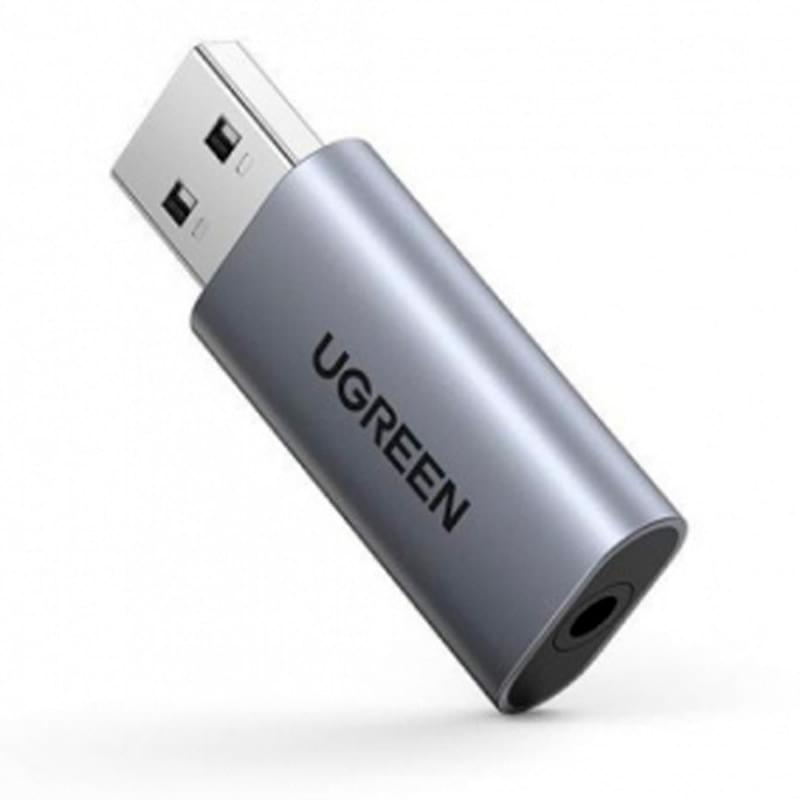 Адаптер Ugreen USB 2.0 to 3.5mm Audio Adapter, 80864 (CM383) - фото #0, Technodom.kz