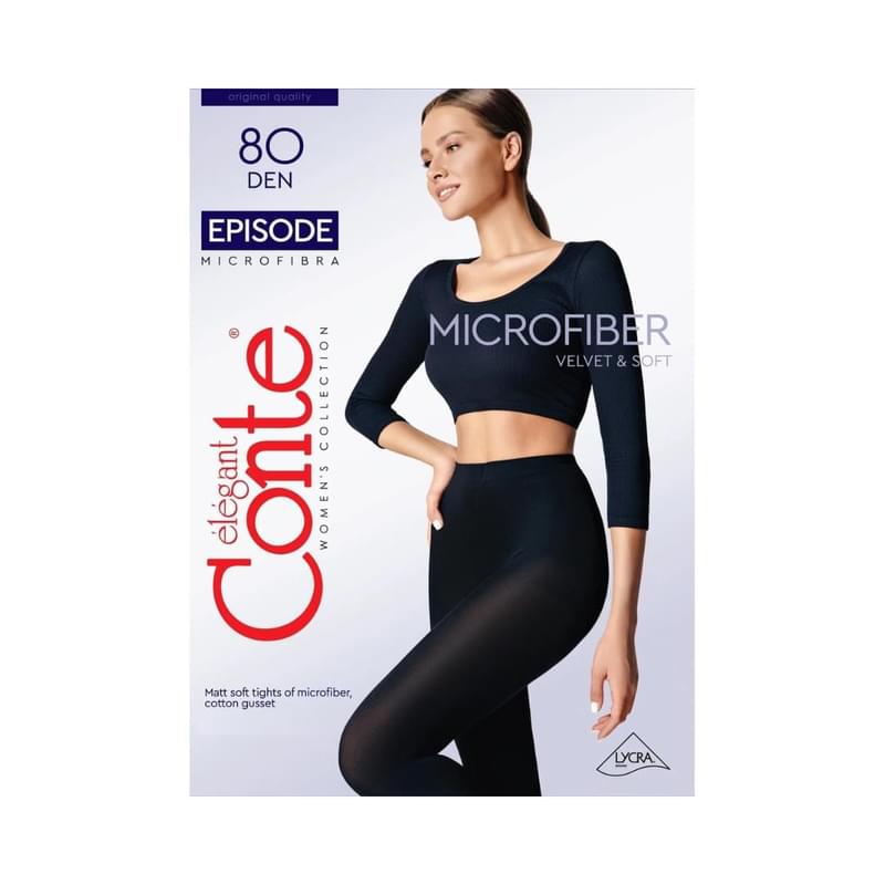 Колготки Conte Elegant Episode женские 80 den Nero размер 4 - фото #0, Technodom.kz Колготки Conte Elegant Episode женские 80 den Nero размер 4 - фото #0, Technodom.kz
