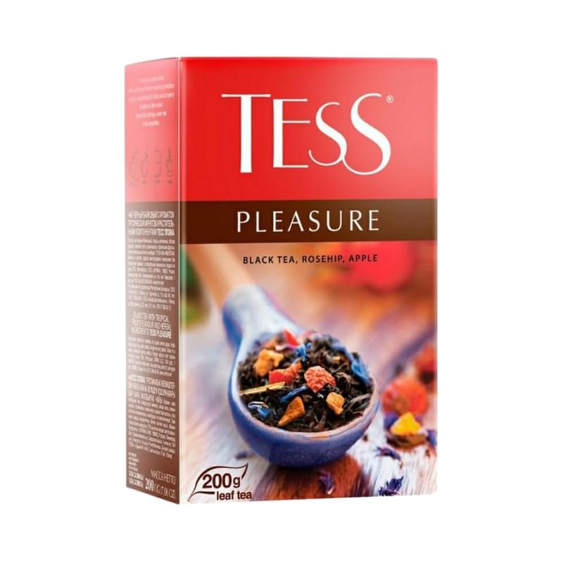 Чай Tess Pleasure черный листовой 200 г - фото #0, Technodom.kz