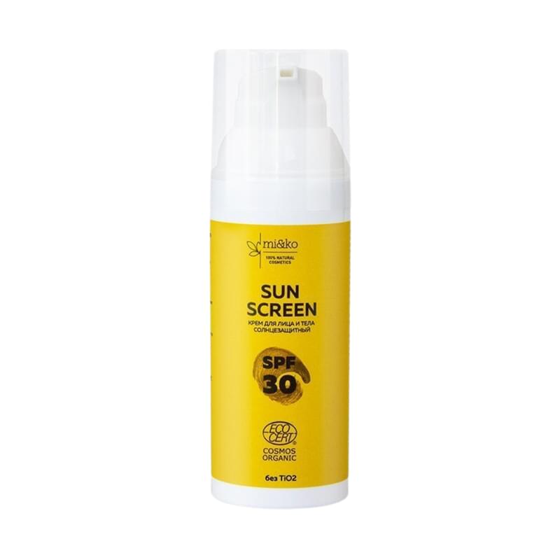 Крем Mi&Ko Sun Screen солнцезащитный для лица и тела SPF30 50 мл - фото #0, Technodom.kz Крем Mi&Ko Sun Screen солнцезащитный для лица и тела SPF30 50 мл - фото #0, Technodom.kz