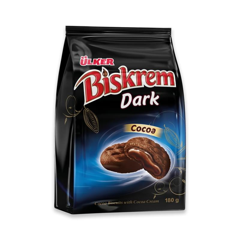 Печенье Ulker Biskrem темный шоколад 180 г - фото #0, Technodom.kz