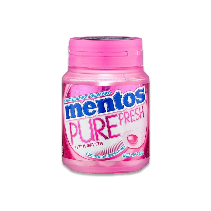 Резинка жевательная Mentos Pure fresh Тутти-Фрутти 54 г - фото #0, Technodom.kz