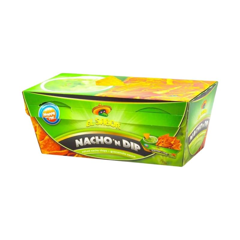 Чипсы El Sabor Nacho N Dip набор с гуакамоле без глютена 175 г - фото #0, Technodom.kz