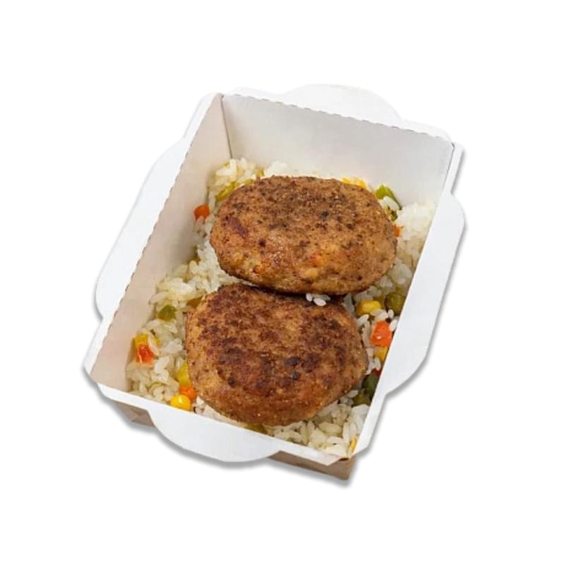 Котлеты Mfood.kz из курицы с рисом и овощами замороженные 330 г - фото #0, Technodom.kz