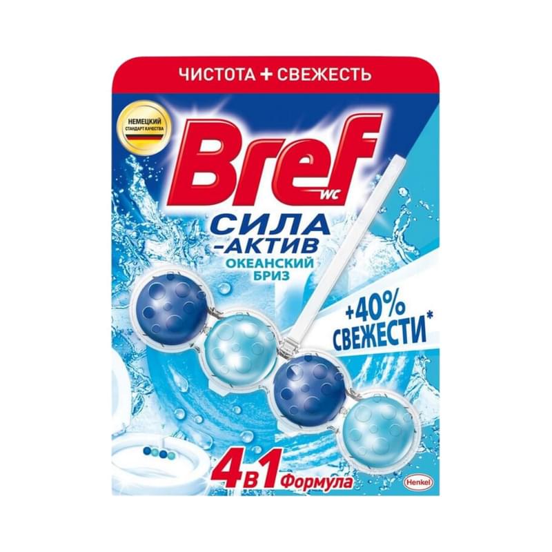 Средство чистящее Bref для унитаза Сила Актив Океанский бриз 1 шт - фото #0, Technodom.kz