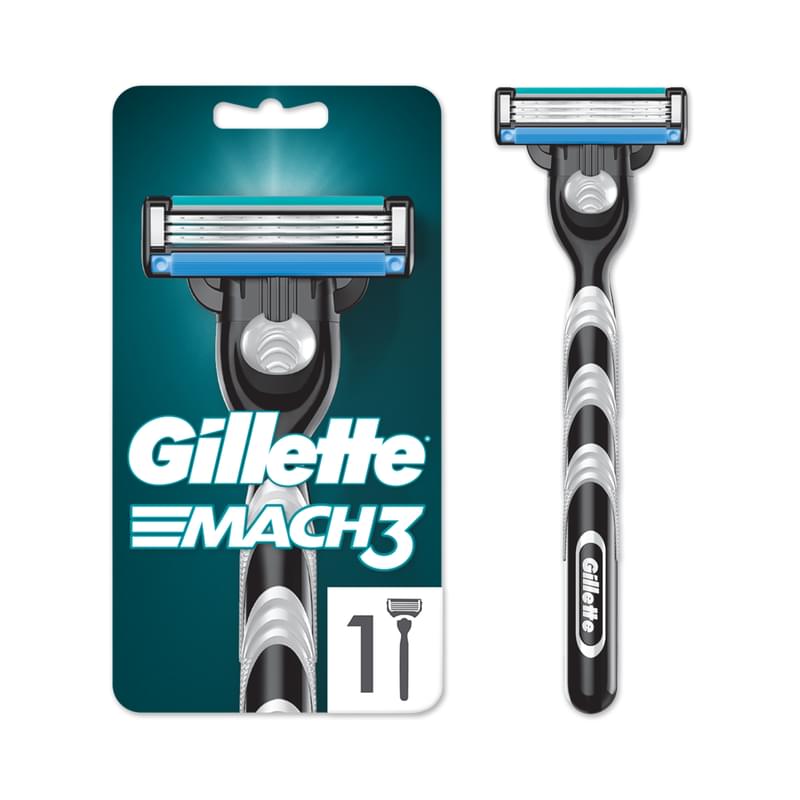 Бритва Gillette Mach 3 с 1 сменной кассетой - фото #0, Technodom.kz Бритва Gillette Mach 3 с 1 сменной кассетой - фото #0, Technodom.kz