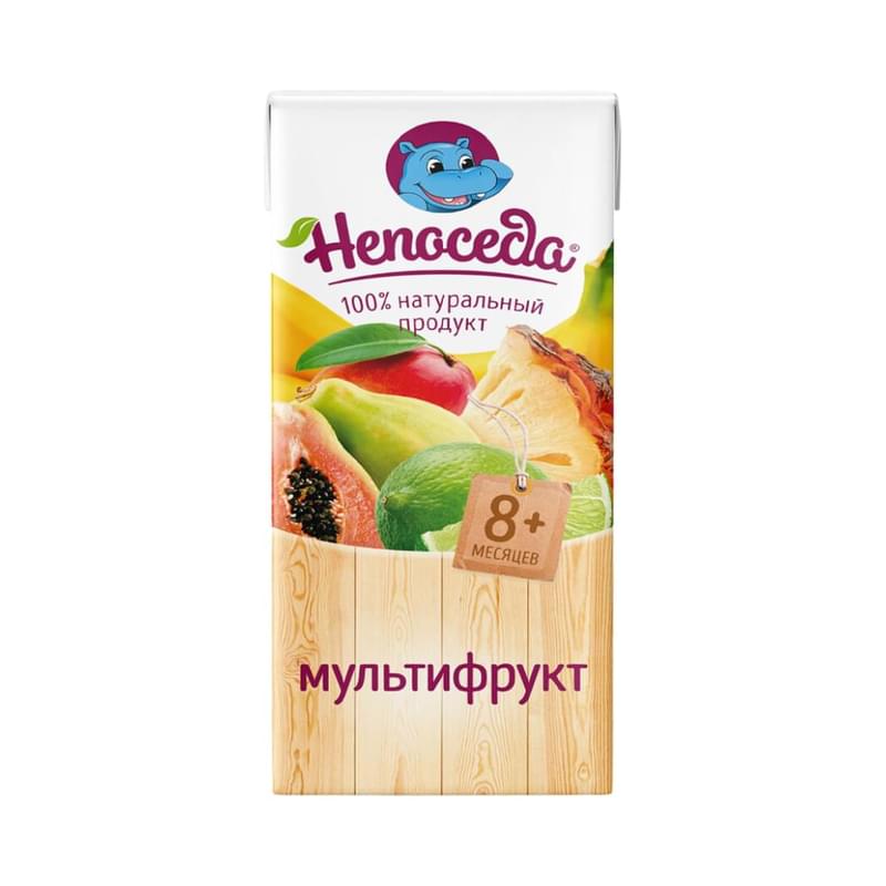 Нектар Непоседа из смеси фруктов Мультифрукт с 8 месяцев 200 мл - фото #0, Technodom.kz