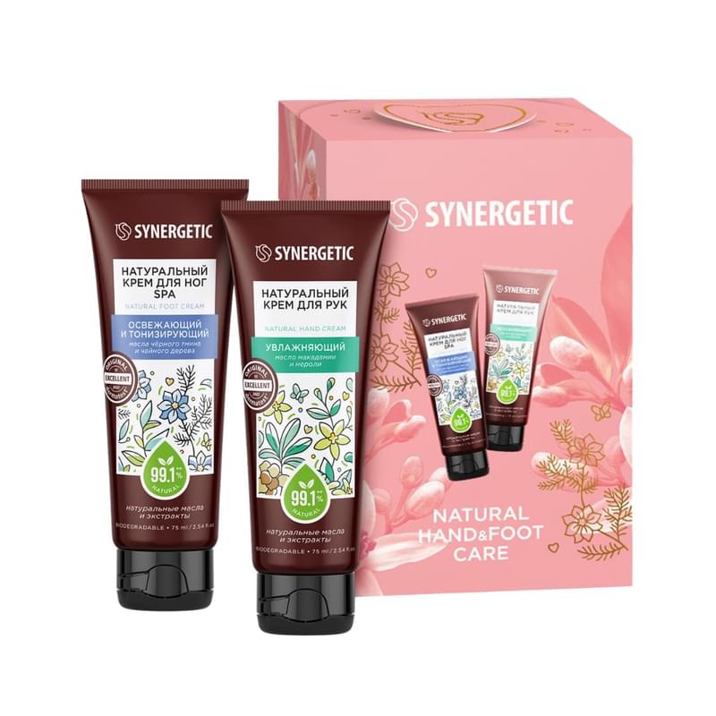 Набор Synergetic подарочный Natural hand&foot care 1 шт - фото #0, Technodom.kz Набор Synergetic подарочный Natural hand&foot care 1 шт - фото #0, Technodom.kz