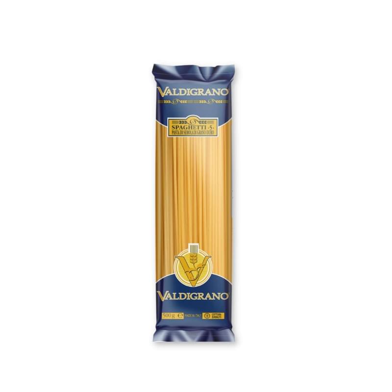 Макароны Valdigrano Qualita Superiore №5 Spaghetti 500 г - фото #0, Technodom.kz