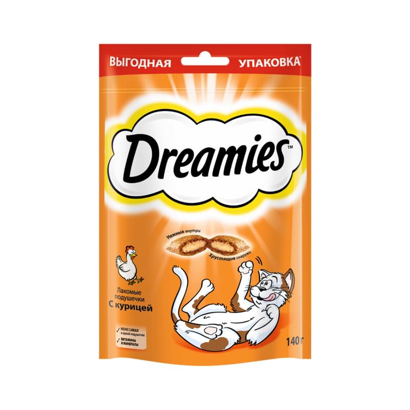 Лакомство Dreamies для кошек с курицей 140 г - фото #0, Technodom.kz Лакомство Dreamies для кошек с курицей 140 г - фото #0, Technodom.kz