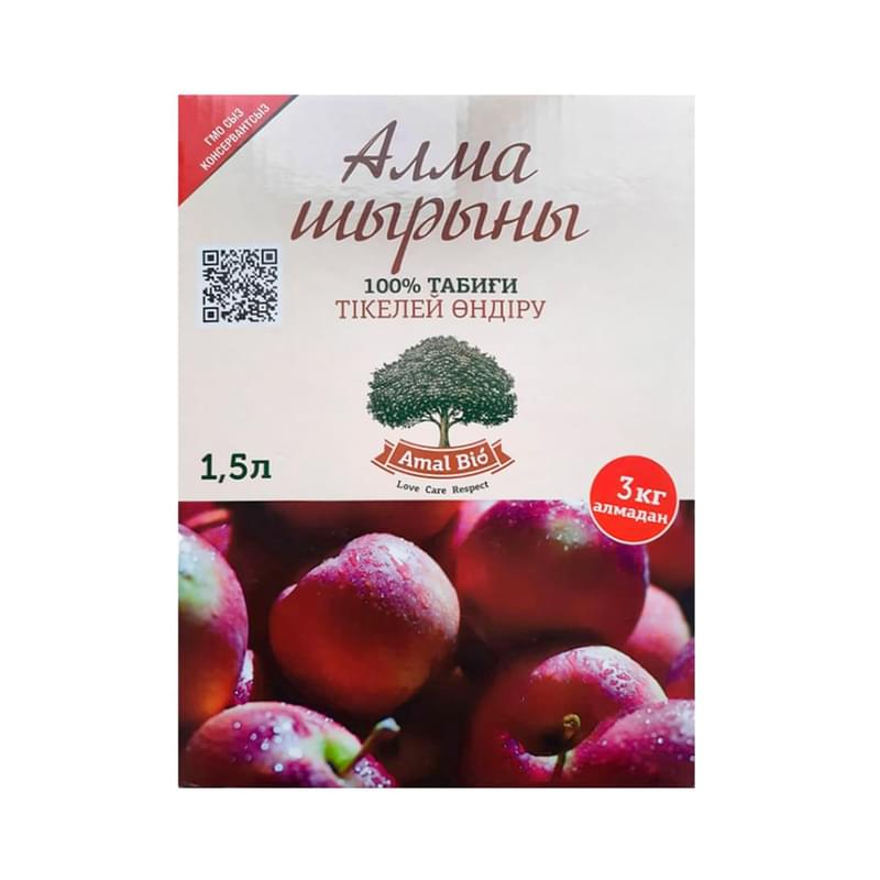 Сок Amal Bio яблочный прямого отжима 1.5 л - фото #0, Technodom.kz