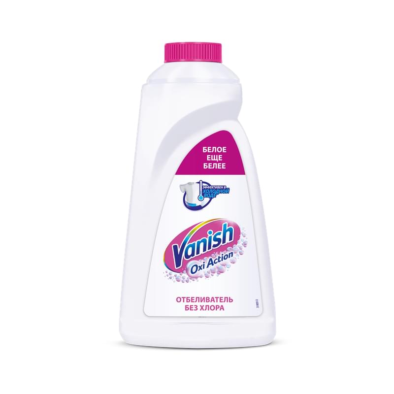 Пятновыводитель Vanish oxi action кристально белый отбеливающий жидкий 1 л - фото #0, Technodom.kz