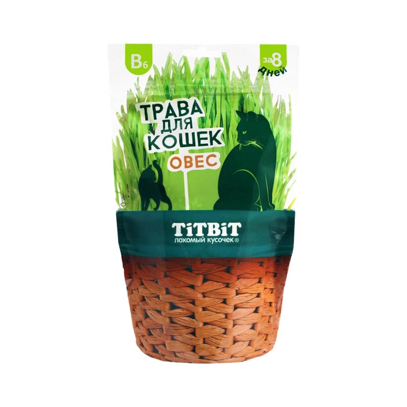 Трава для кошек Titbit овес 60 г - фото #0, Technodom.kz Трава для кошек Titbit овес 60 г - фото #0, Technodom.kz