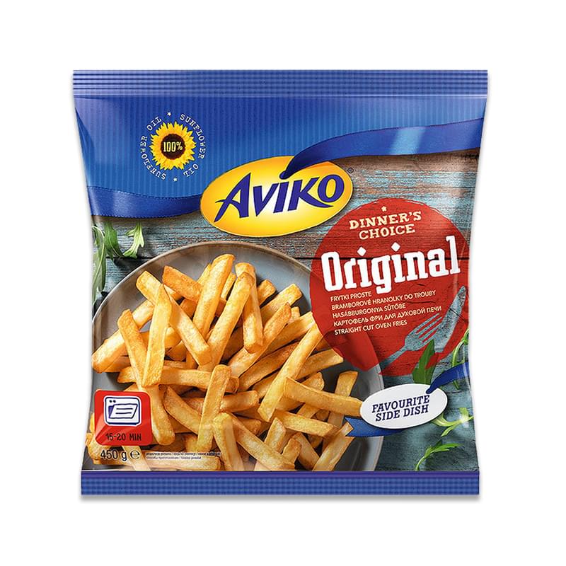 Картофель фри Aviko Original для духовой печи замороженный 450 г - фото #0, Technodom.kz Картофель фри Aviko Original для духовой печи замороженный 450 г - фото #0, Technodom.kz