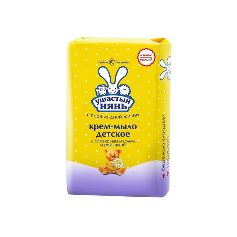 Крем-мыло Ушастый нянь детское с оливковым маслом и ромашкой 90 г - фото #0, Technodom.kz