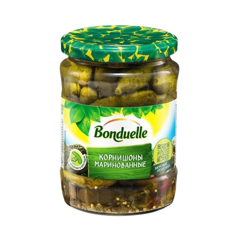 Корнишоны Bonduelle маринованные 580 мл - фото #0, Technodom.kz Корнишоны Bonduelle маринованные 580 мл - фото #0, Technodom.kz