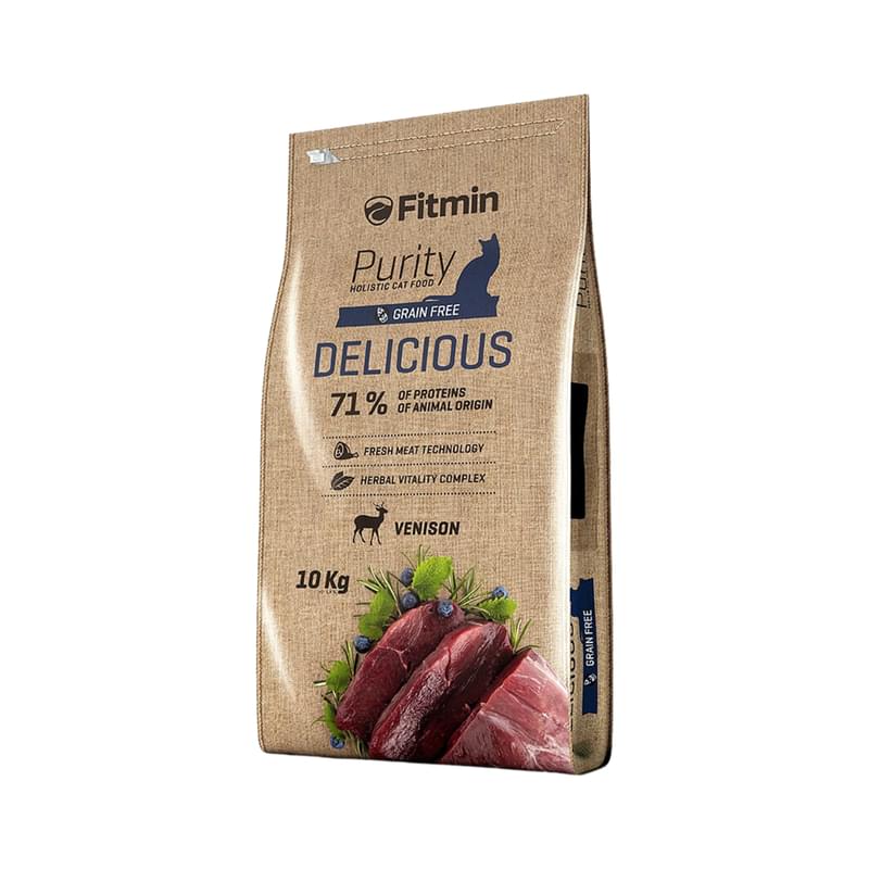 Корм сухой Fitmin cat Purity Delicious для кошек с олениной 10 кг - фото #0, Technodom.kz Корм сухой Fitmin cat Purity Delicious для кошек с олениной 10 кг - фото #0, Technodom.kz