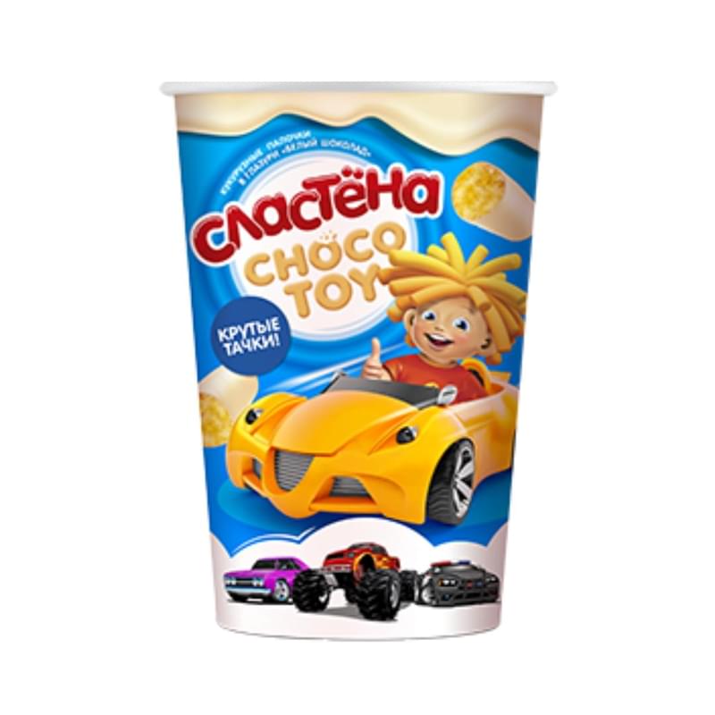 Палочки кукурузные Сластёна Choco toy в глазури белый шоколад Крутые тачки 100 г - фото #0, Technodom.kz Палочки кукурузные Сластёна Choco toy в глазури белый шоколад Крутые тачки 100 г - фото #0, Technodom.kz
