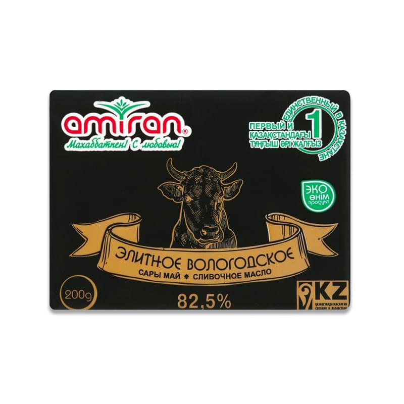 Масло сливочное Amiran 82.5% 200 г - фото #0, Technodom.kz Масло сливочное Amiran 82.5% 200 г - фото #0, Technodom.kz