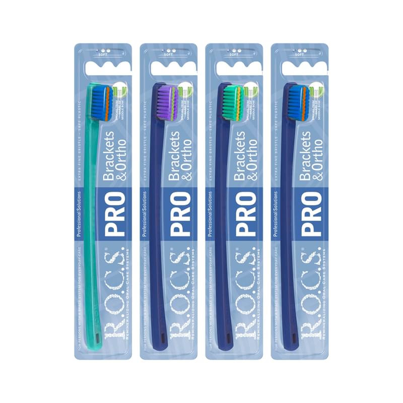 Щетка зубная Rocs Pro Brackets Ortho мягкая 1 шт - фото #0, Technodom.kz Щетка зубная Rocs Pro Brackets Ortho мягкая 1 шт - фото #0, Technodom.kz