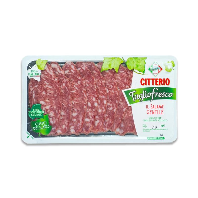 Салями Citterio Джентиль нарезка (со свининой) 70 г - фото #0, Technodom.kz