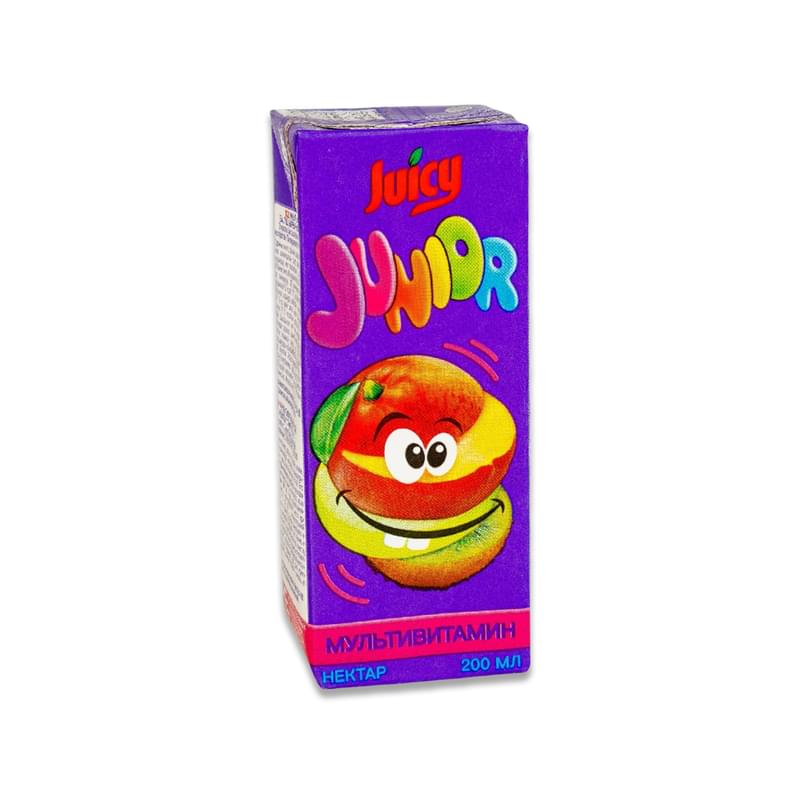 Нектар Juicy Junior мультивитамин 200 мл - фото #0, Technodom.kz