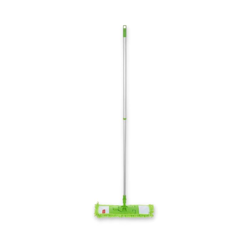 Швабра Paclan Green Mop Soft с плоской насадкой из шенилла и телескопической ручкой - фото #0, Technodom.kz