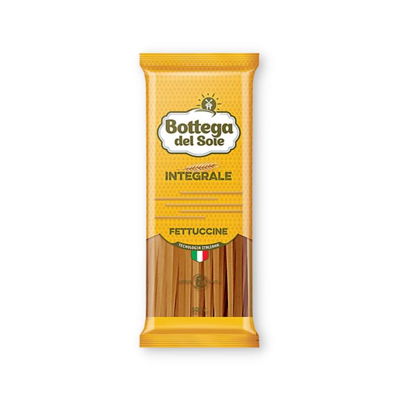 Макароны Bottega del Sole цельнозерновые фетучини 400 г - фото #0, Technodom.kz