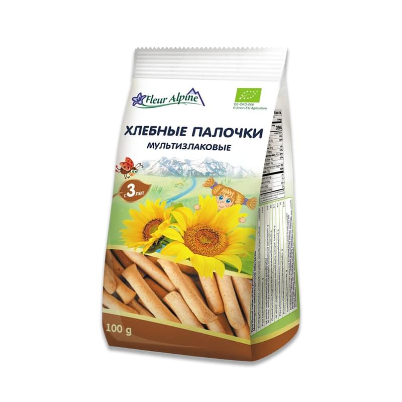 Палочки Fleur Alpine детские мультизлаковые с 3 лет 100 г - фото #0, Technodom.kz Палочки Fleur Alpine детские мультизлаковые с 3 лет 100 г - фото #0, Technodom.kz