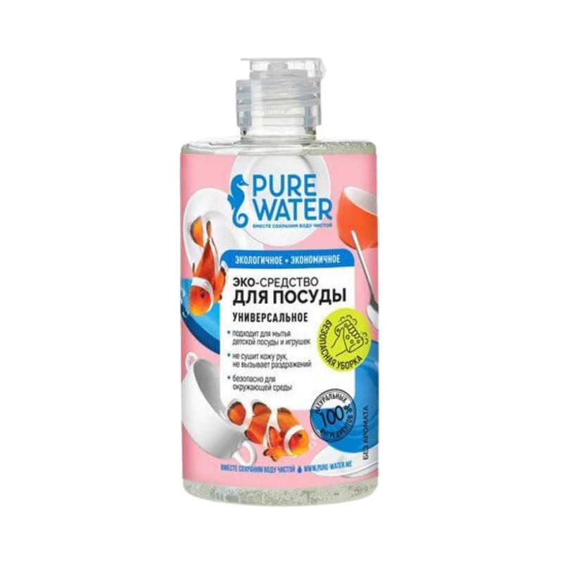 Средство Pure Water для мытья посуды гипоаллергенное 450 мл - фото #0, Technodom.kz