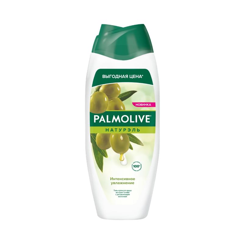 Крем-гель для душа Palmolive Натурэль женский Интенсивное увлажнение Олива и Увлажняющее молочко 450 - фото #0, Technodom.kz
