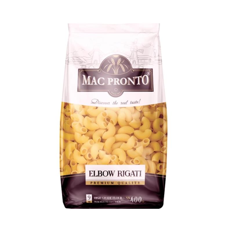 Макароны Mac Pronto Elbow rigati рожки рифленые 400 г - фото #0, Technodom.kz Макароны Mac Pronto Elbow rigati рожки рифленые 400 г - фото #0, Technodom.kz